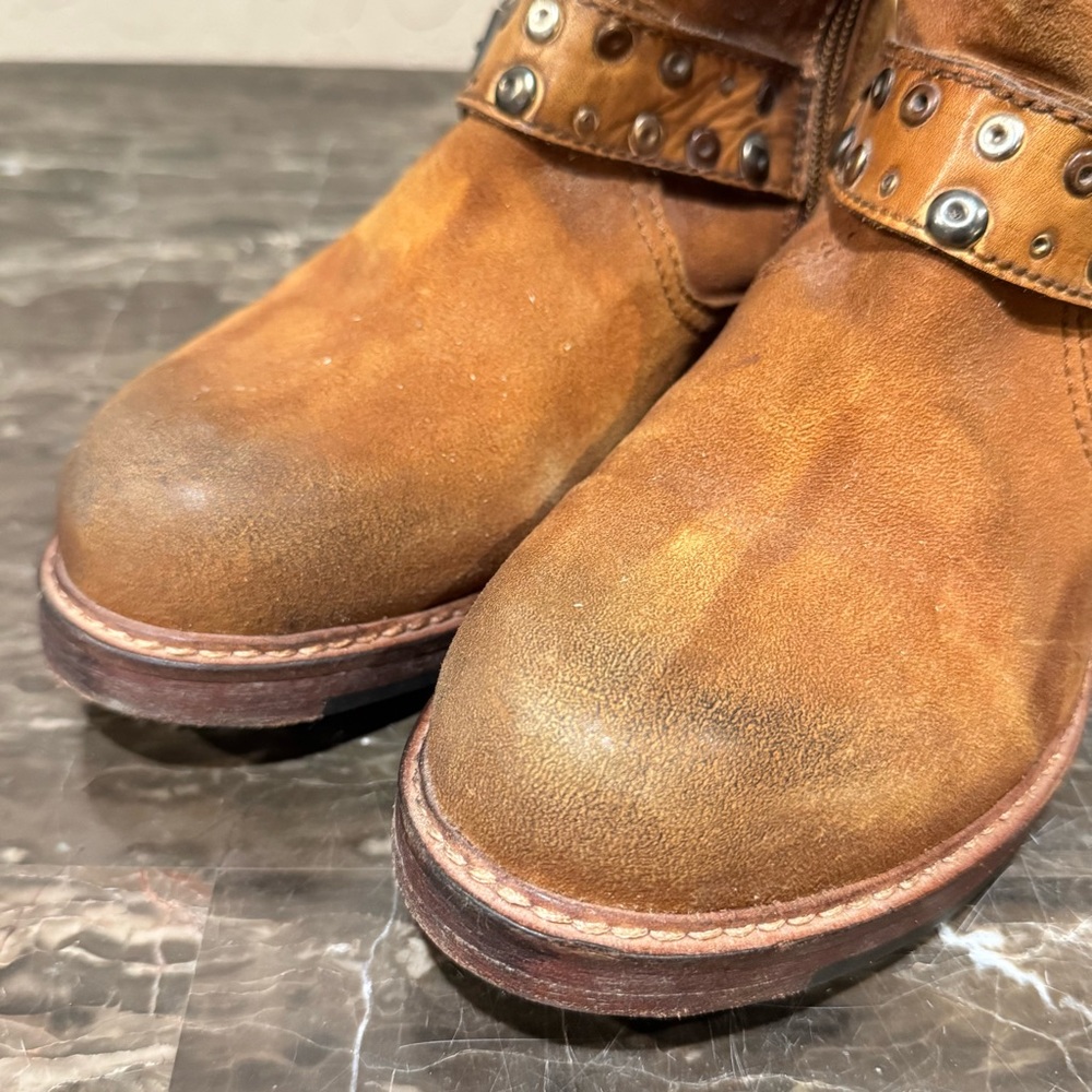 Vintage Foundry Co. Miriam Studded Leather Combat Boots - Picture 5 of 13